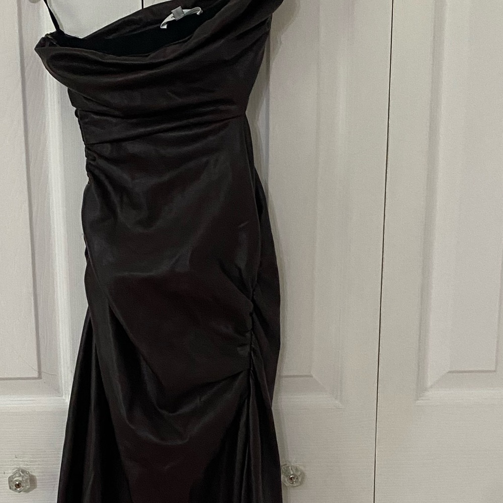 A.L.C. Elegant Faux Vegan Leather Andie Dress 0 - Picture 7 of 12